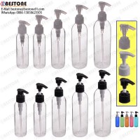 10ml 15ml 20ml 30ml 50ml 60ml 75ml 100ml 120ml 150ml 200ml 250ml pet plastic lotion pump bottle for cosmetic packaging bottle